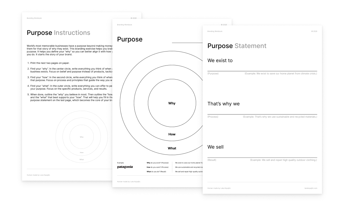 Purpose Worksheet